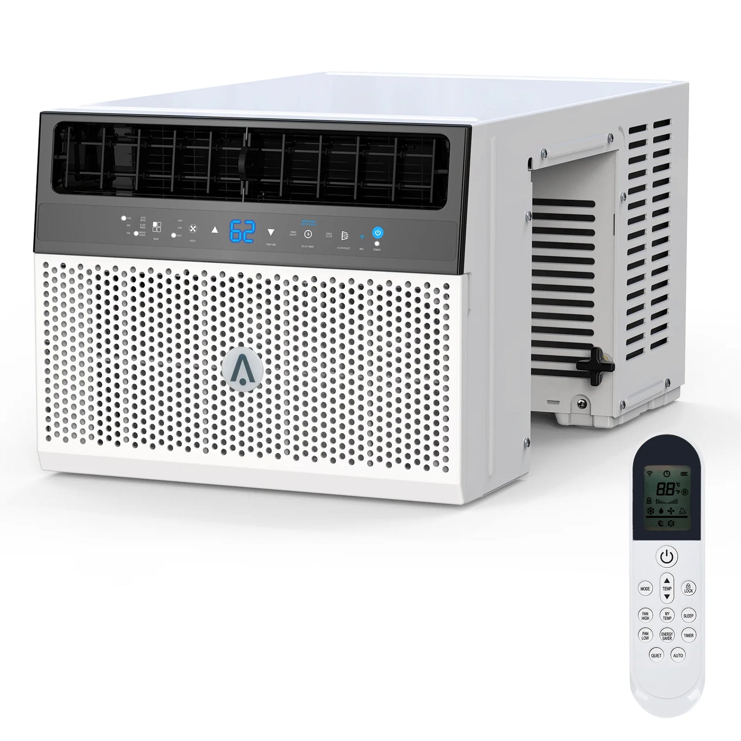6000 BTU Window Air Conditioner With Washable Filter, Remote Control, Quiet Operation,Fan,Cools Up to 269 Square Feet, 115V/60Hz