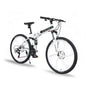 26” Folding Mountain Bike 21-Speed Shimano – Full Suspension & Disc Brakes