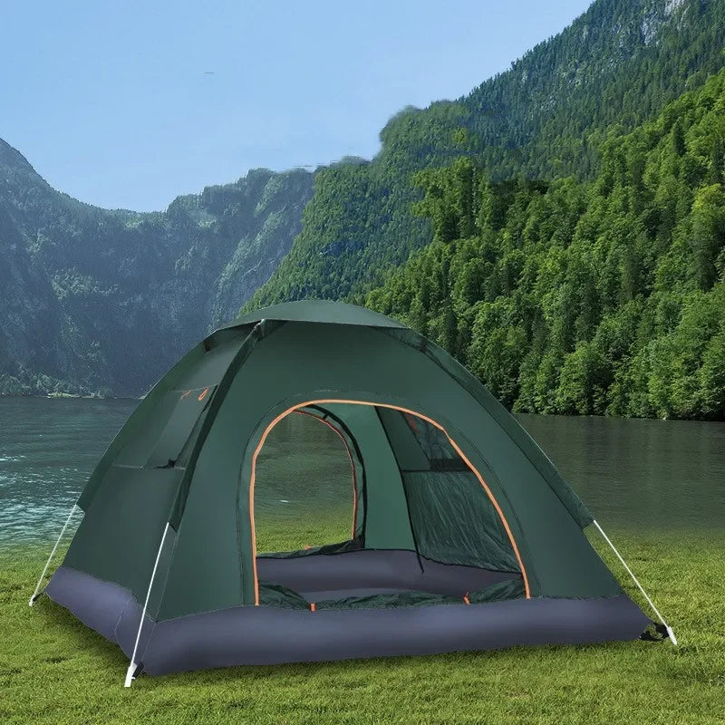 2-3 Person Outdoor Pop Up Camping Tent Waterproof Automatic Instant Setup Shelter with UV Protection