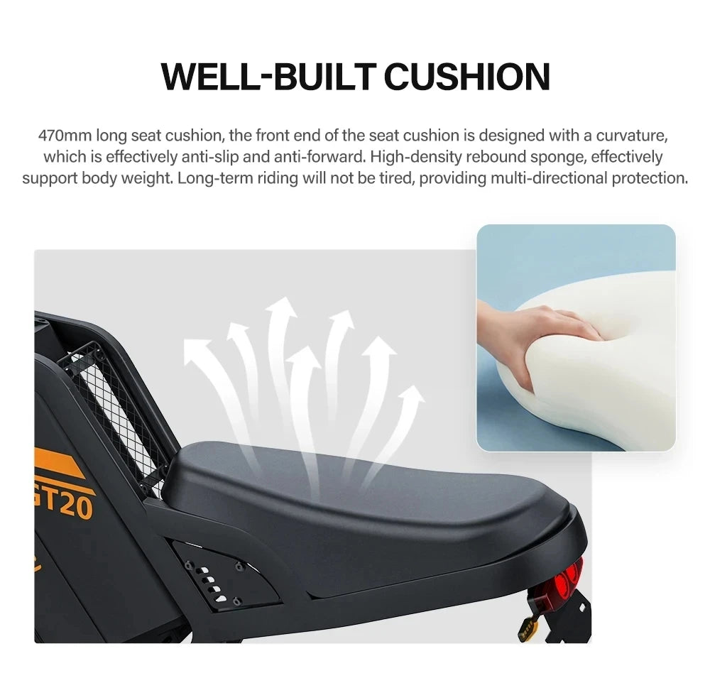 COSWHEEL GT20 PRO Dual Motor Electric Bike – 3000W, 40Ah Battery, 31MPH Fat Tire Off-Road E-Bike