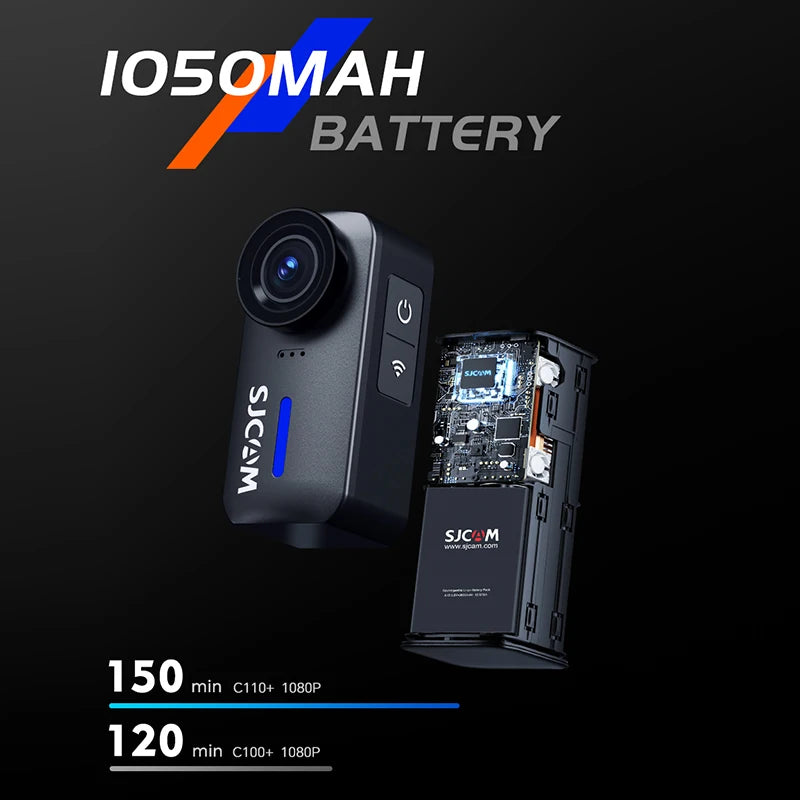 SJCAM C110+ 4K Mini Action Camera with 30M Waterproof Case & WiFi
