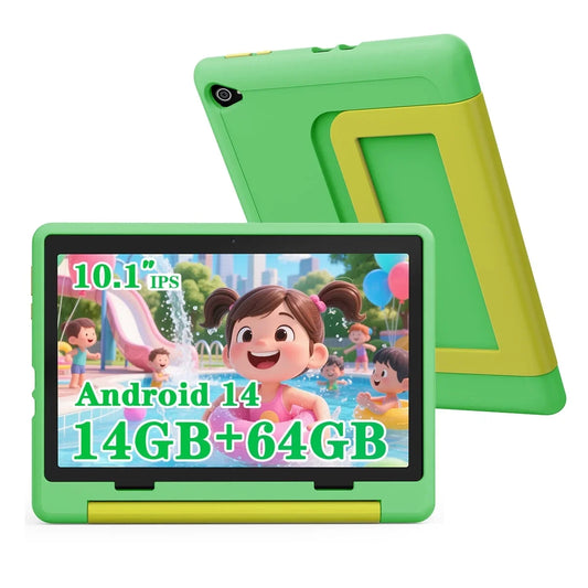 URAO 10-Inch Kids Android 14 Tablet – Educational Learning Tablet for Ages 3–12