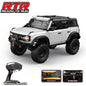 1/10 HB RC Crawler 4WD RTR Rock Off-Road Vehicle – Metal Gears, LED Lights, 2-Speed, Remote Control Truck for Adults