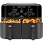 Chefman TurboFry® Touch 6-Quart Dual Basket Air Fryer – Sync Cook Finish, Hi-Fry Crisp Mode, Digital Touchscreen