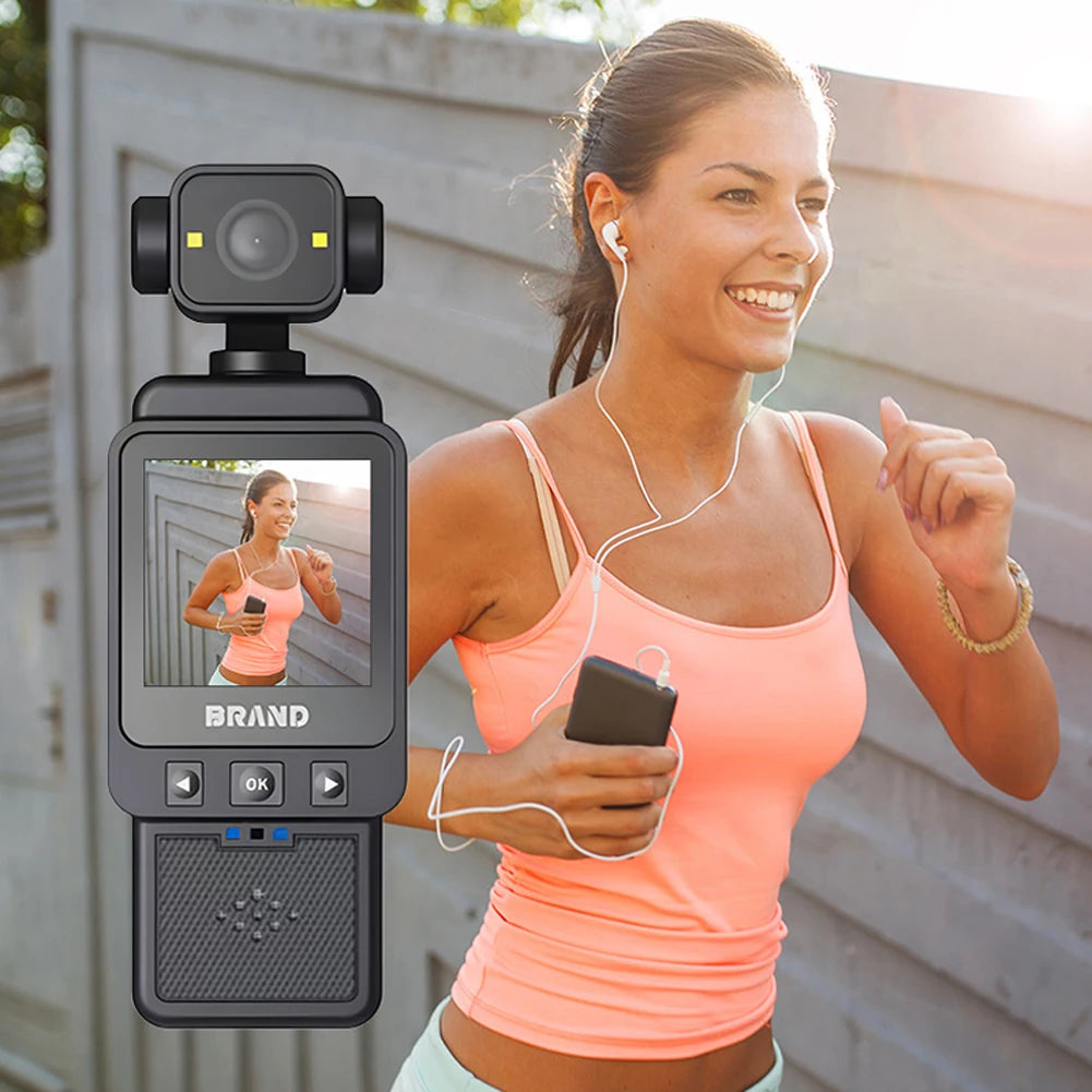 1080P WiFi Mini Body Camera with Rotating Lens & Mobile App Control