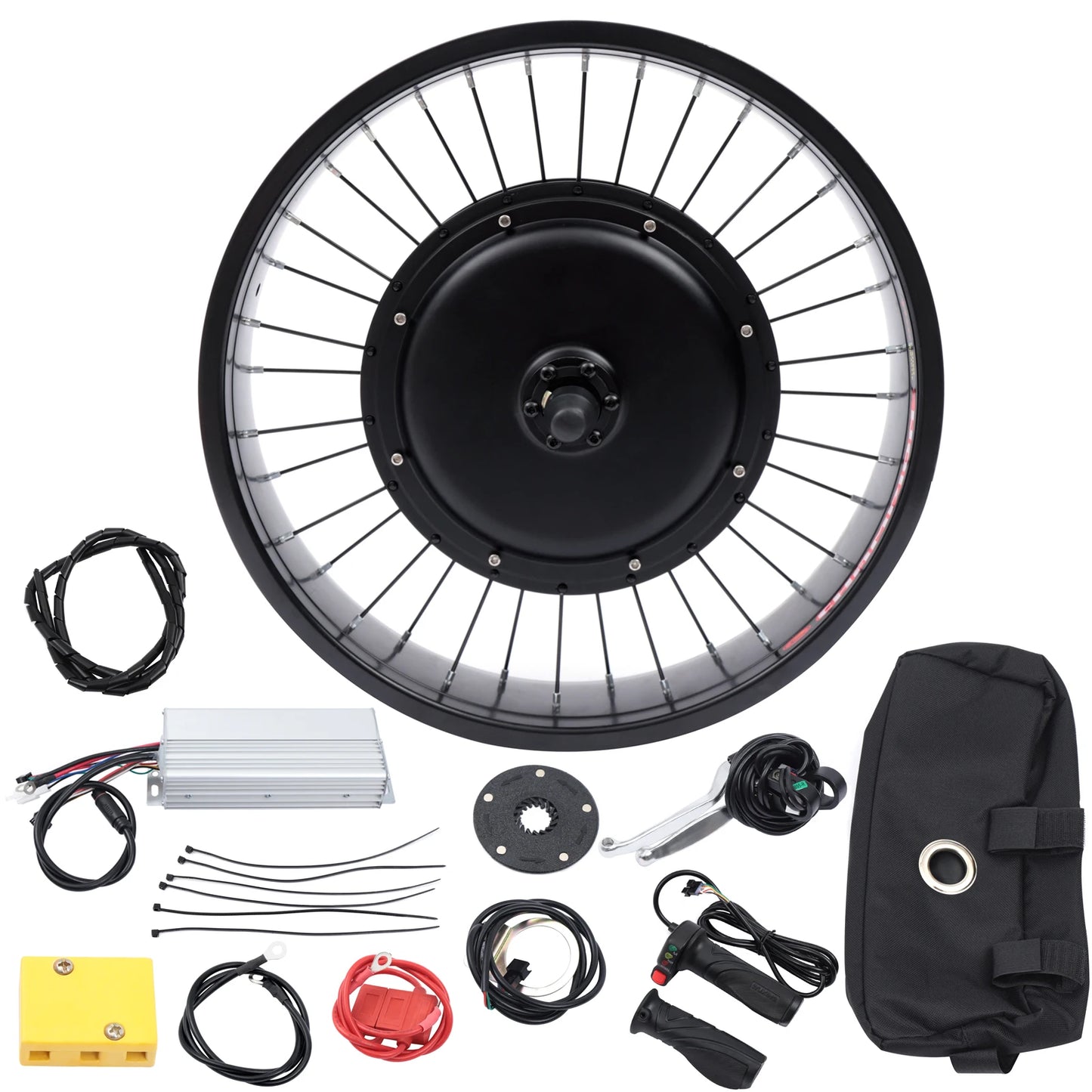 Electric Bicycle Conversion Kit 20" – 48V 1000W Front Wheel E-Bike Motor Kit