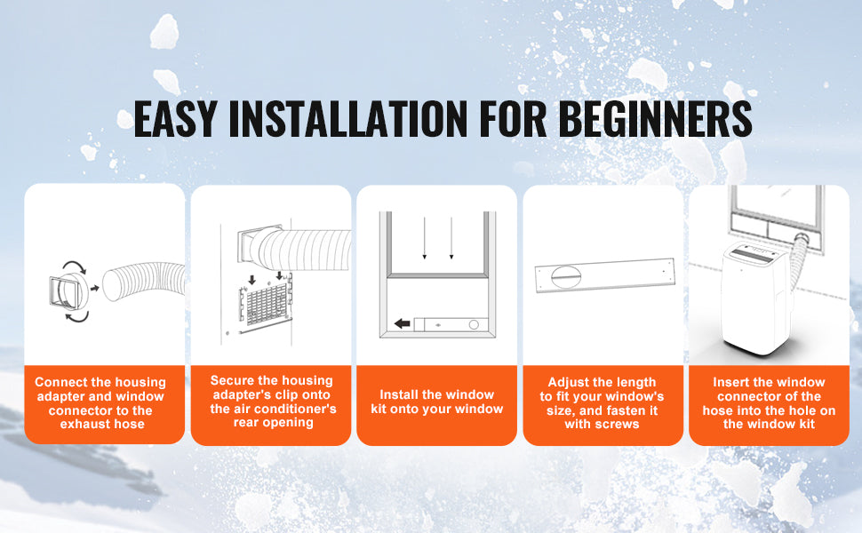 VEVOR 12,000 BTU Portable Air Conditioner – 3-in-1 Cooling, Dehumidifier & Fan for 550-700 Sq. Ft.