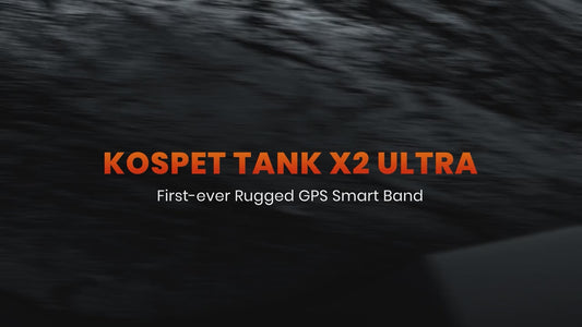 KOSPET TANK X2 Ultra GPS Smart Watch – Military Grade, 3D Curved AMOLED Display, Compass & Altimeter, Waterproof Smartwatch
